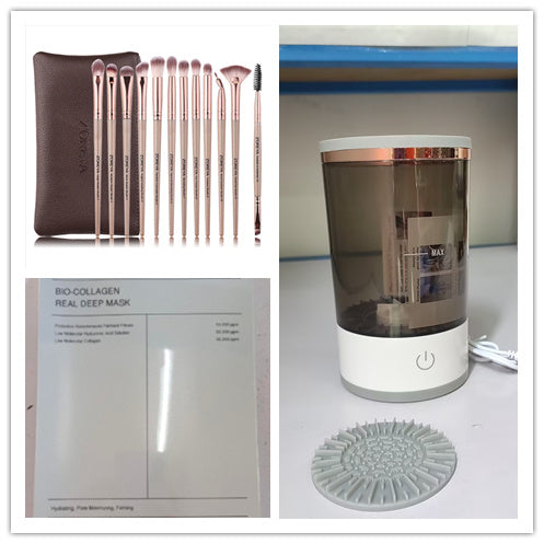 Women Eye Shadow Brush Cleaning Tool Portable Electric Makeup Brush Cleaner Machine With USB Charging Automatic Cosmetic Brush Ooho