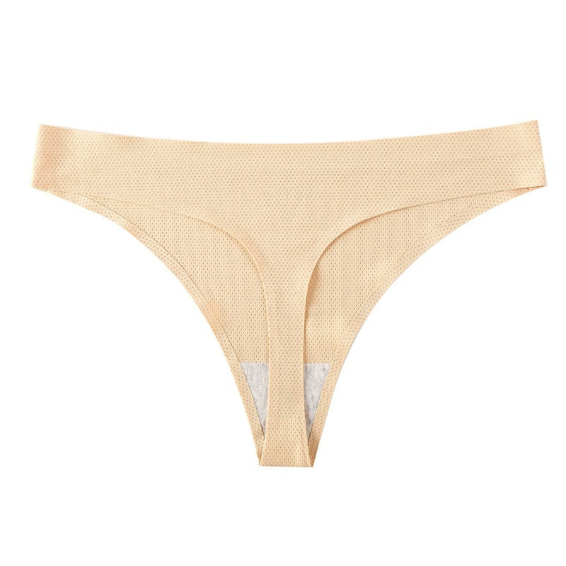 Printed Breathable One Piece Low Waist Thong Women Ooho