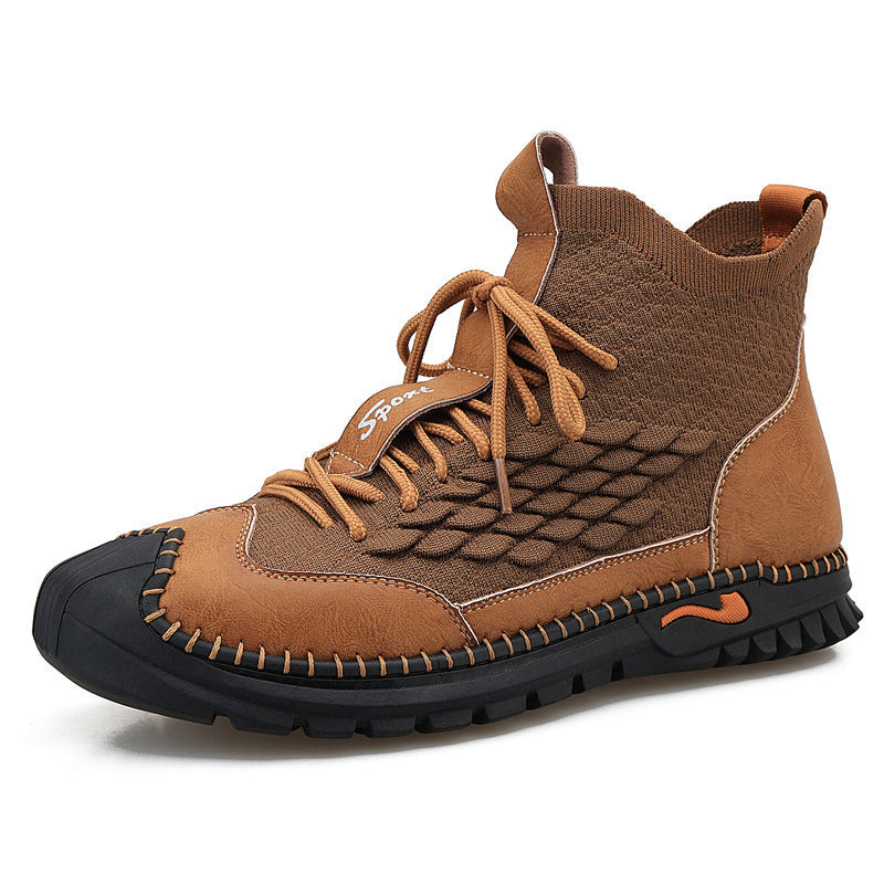 Sewing Tooling Shoes Outdoor Driving Hiking Shoes Men Ooho