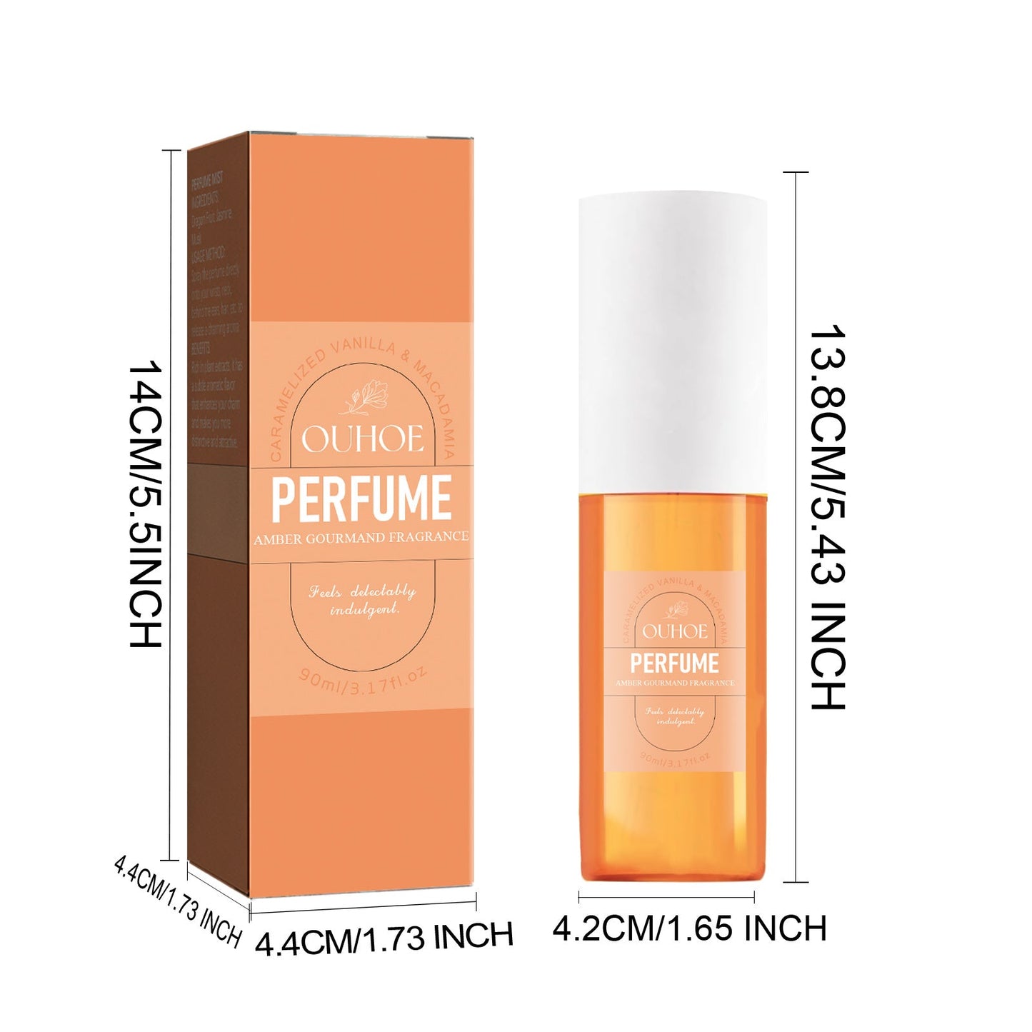 Brazilian Perfume,Fruity Fragrance Perfume Mist,Brazilian Perfume For Women Bodymoisturize Skin 3.17oz Ooho