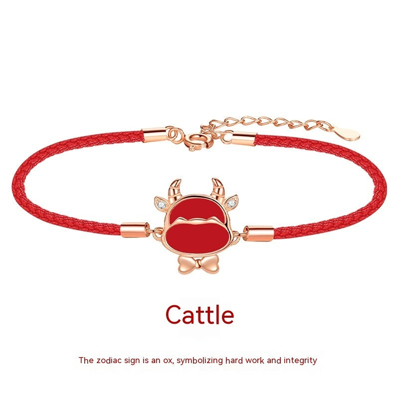 Zodiac Red Rope Bracelet For Women Ooho