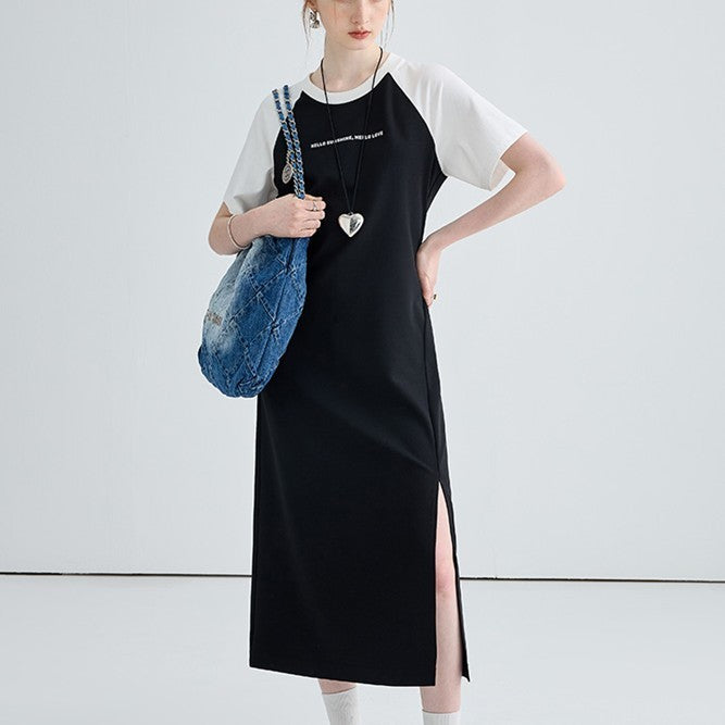 Short Sleeve T-Shirt Dress for Women | Casual Everyday Cotton Dress Ooho