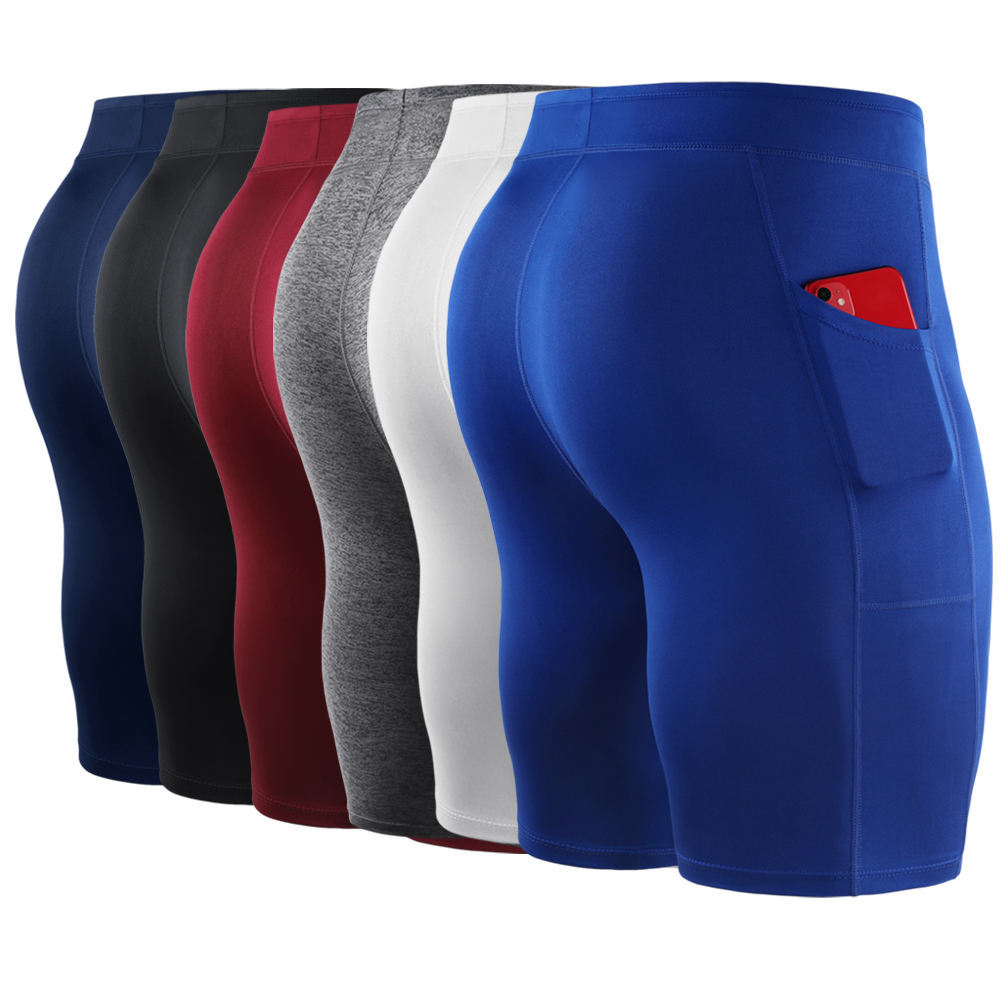 Men Outdoor Running Shorts Male Board GYM Exercise Fitness Leggings Ooho