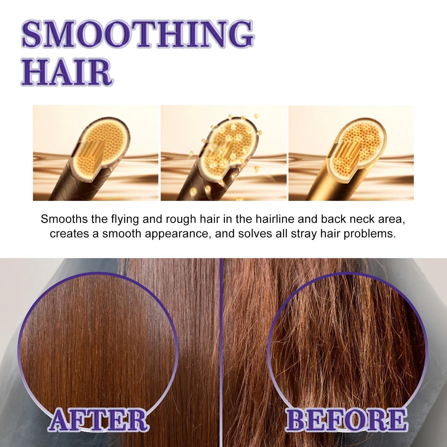 EELHOE Hair Wax Stick Broken Hair Polishing Hair Wax Stick Small Broken Hair Hair Finishing Broken Hair Styling Cream Haircare Gel Haircare Ooho