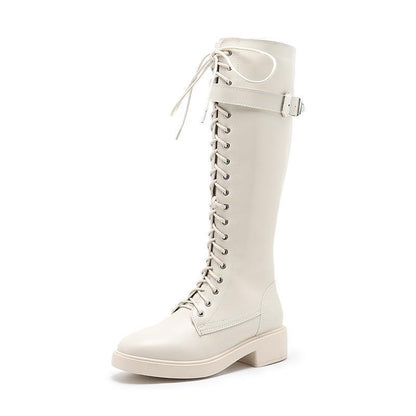 Women Long Boots High Boots Flat Boots Big Size Ooho