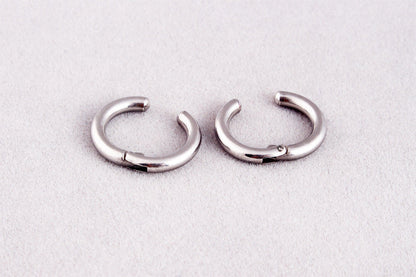 Titanium Steel Male Non Pierced Earring Ear Clip Magnet False Earrings Ooho