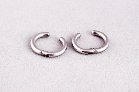 Titanium Steel Male Non Pierced Earring Ear Clip Magnet False Earrings Ooho