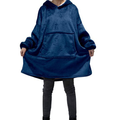 Men And Women Couples Paragraph Fleece Loungewear Robe Ooho