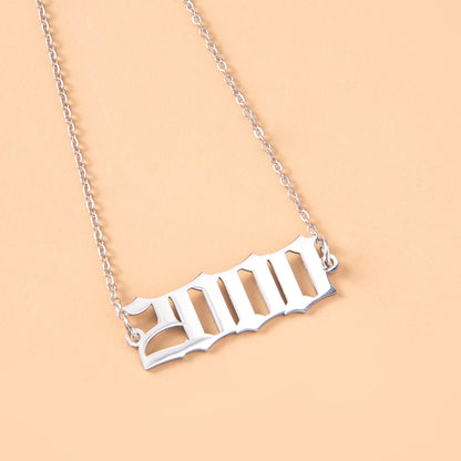 Year Number Necklaces For Women Birthday Date Gifts Ooho