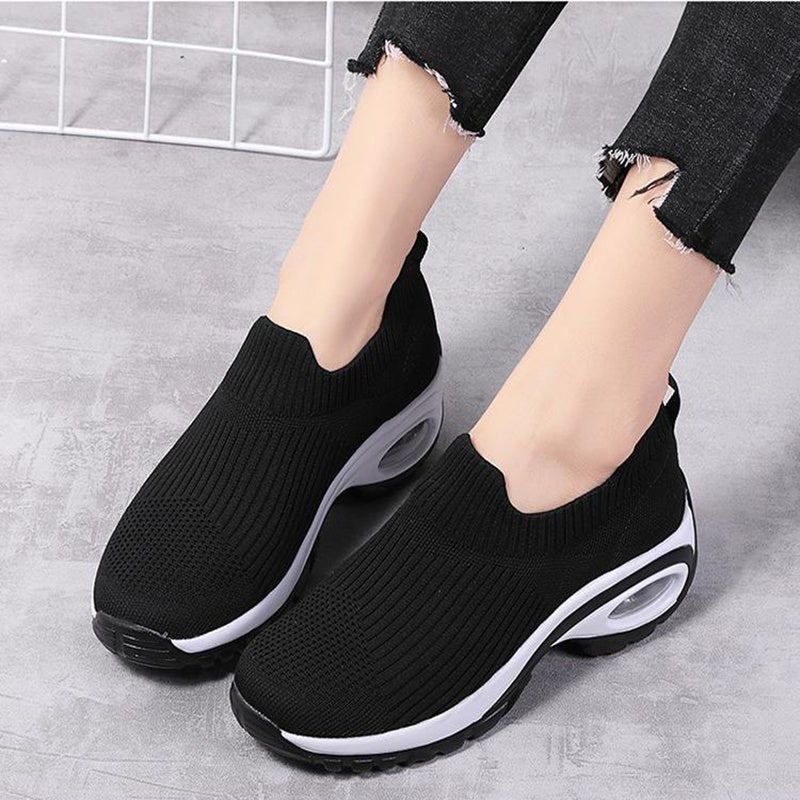 Sneakers Women Air Cushion Mesh Breathable Running Sports Shoes Ooho