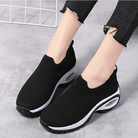 Sneakers Women Air Cushion Mesh Breathable Running Sports Shoes Ooho