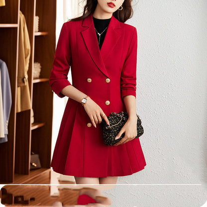 Women Professional Suit Trench Coat – Elegant Temperament Outerwear for Office & Casual Wear Ooho