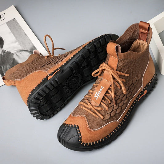 Sewing Tooling Shoes Outdoor Driving Hiking Shoes Men Ooho
