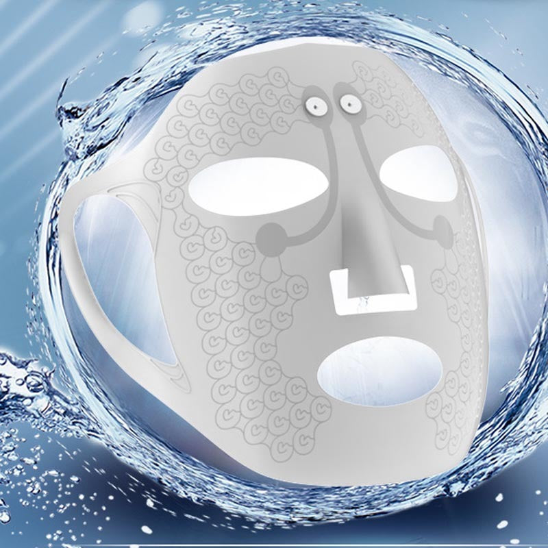 Electric Facial Massage Mask Face Massager Skin Tightening Moisturizes Anti-wrinkle Reduces Wrinkles Beauty Device Skincare Ooho