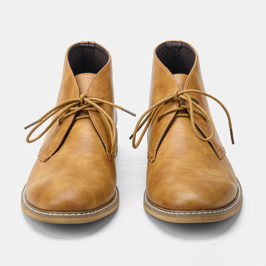 Men's Workwear Boots Retro Color Brushed Large Size Desert Boots Men Ooho