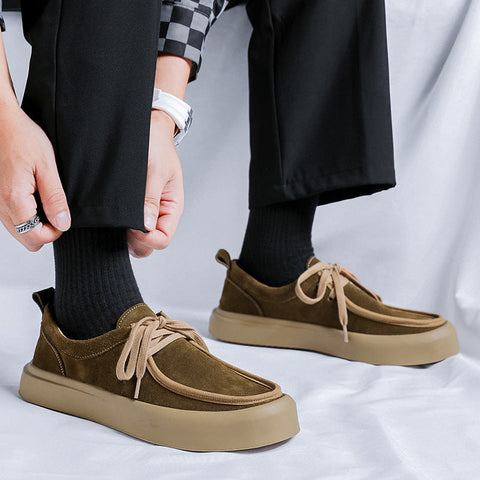 Fashion Suede Casual Low-top Sneakers Ooho