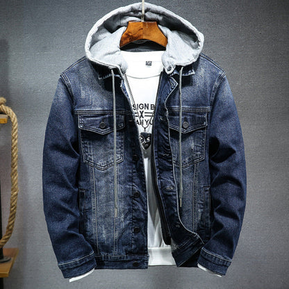 Thick denim jacket men Ooho