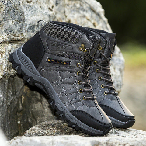 Large Men Shoes Outdoor Snow Boots High Top Ooho