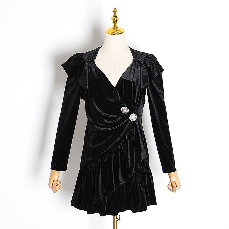 High Waist Mini A-Line Dress for Women | Cute Flared Short Dress Ooho