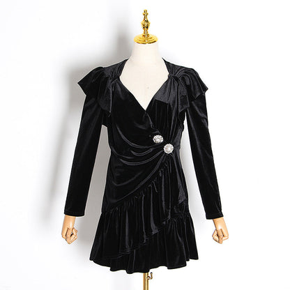 High Waist Mini A-Line Dress for Women | Cute Flared Short Dress Ooho