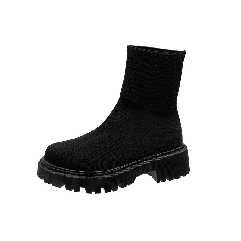 Round Toe Large Size Martin Boots For Women Ooho