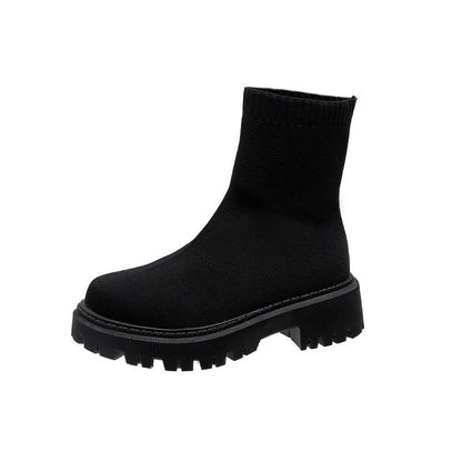 Round Toe Large Size Martin Boots For Women Ooho