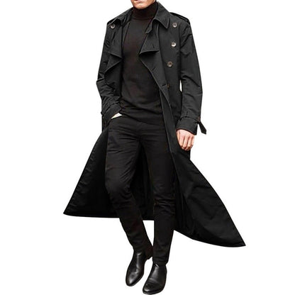 Men's Long Trench Coat Men's Trench Coat Ooho