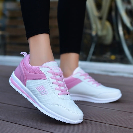 Leather student sneakers women Ooho
