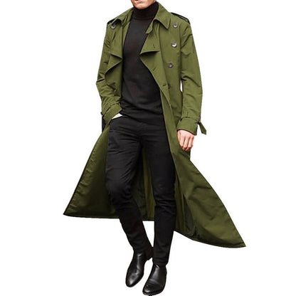 Men's Long Trench Coat Men's Trench Coat Ooho