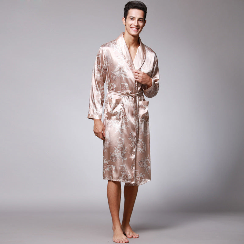 men silk robe Ooho