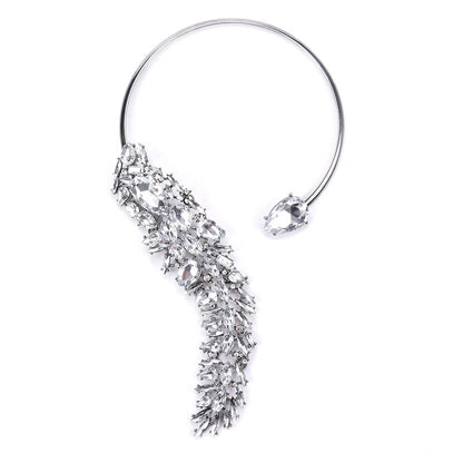 Colorful Rhinestones Chokers Necklaces Fashion Trend Crystals Necklaces Fine Jewelry Accessories for Women Ooho