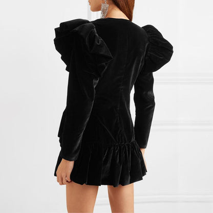 High Waist Mini A-Line Dress for Women | Cute Flared Short Dress Ooho