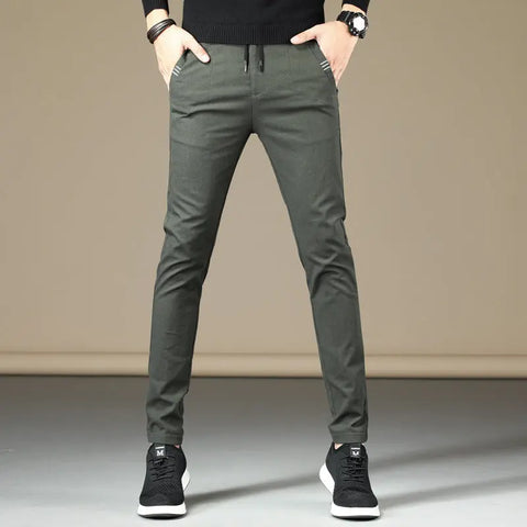 Casual pants men trendy wild youth casual pants Ooho