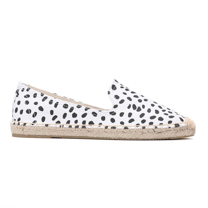 Canvas espadrilles flat shoes Ooho