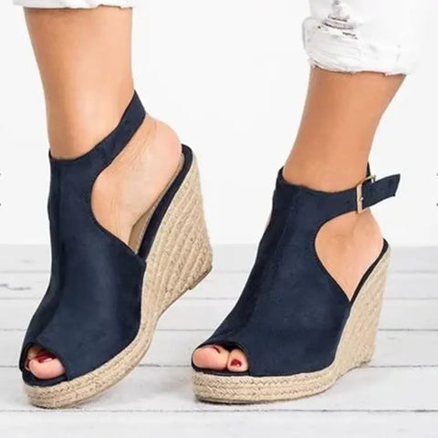 Fashion Women Platform Sandals Peep Toe Spartan Sandals Women Summer Wedges High Heel Shoes Ooho