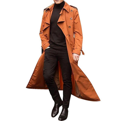 Men's Long Trench Coat Men's Trench Coat Ooho