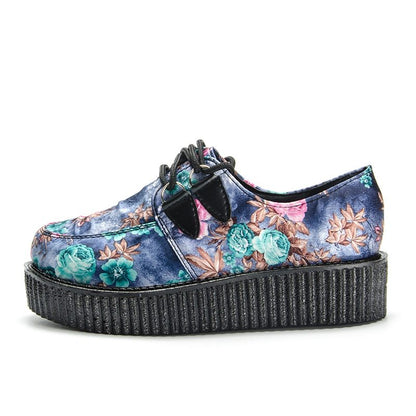 Fujin Brand Star Leather autumn Creepers loafers plus size 35-41 women Shoes ladies platform shoes Women Flats Female Ooho