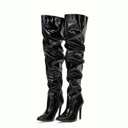 Knee High Long Boots Women Fashion Super High Heel Party Shoes Ooho