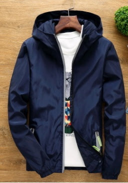 Autumn Spring Jackets Men Bomber Jacket Male Casual Coat For Men Wind Breaker New Hooded Jacket Men'S Windbreaker Ooho