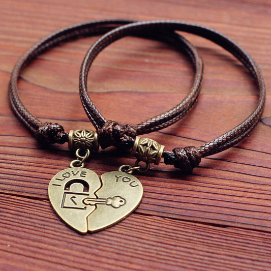 Couple bracelets girlfriends bracelets simple couple accessories Ooho