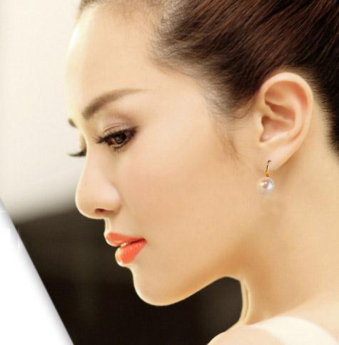 Simple pearl earrings for women Ooho