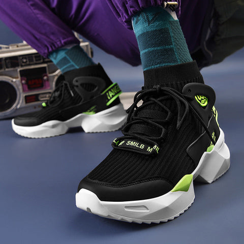 Flying knit socks basketball shoes men Ooho