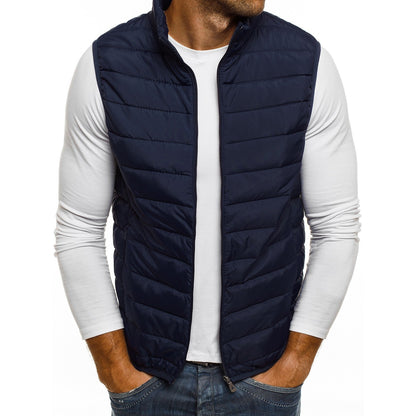 Men's Casual Fashion Simple Loose Cotton Vest Vest Men Ooho