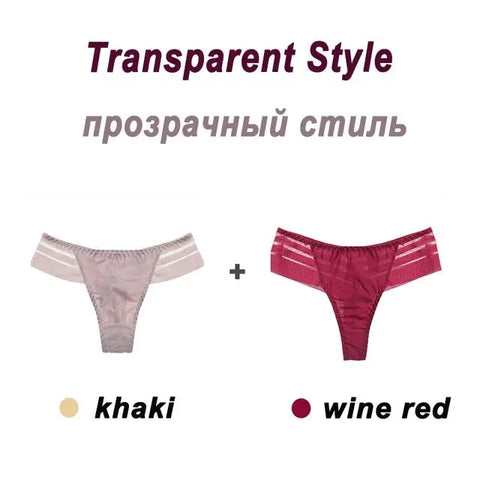 Underpants Seamless Thong Lady Ladies Lace Panties For Women Coffee Ooho