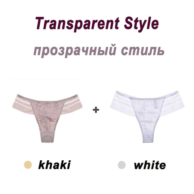 Underpants Seamless Thong Lady Ladies Lace Panties For Women Coffee Ooho