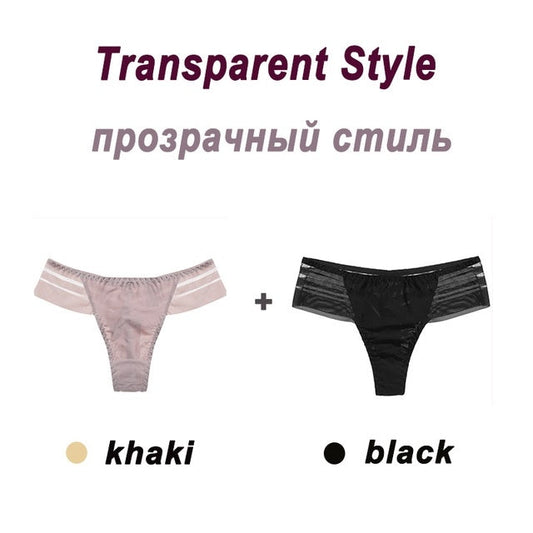 Underpants Seamless Thong Lady Ladies Lace Panties For Women Coffee Ooho