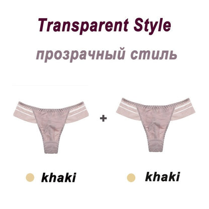 Underpants Seamless Thong Lady Ladies Lace Panties For Women Coffee Ooho