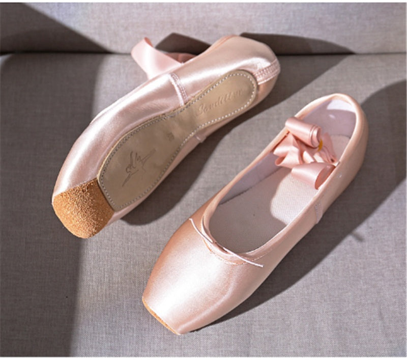 Lace-up Ballet Shoes Toe Female Dance Shoes Performance Shoes Ooho