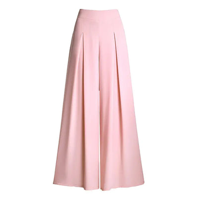 Women’s Loose Slim Culottes | Chiffon Wide-Leg Pants for Casual & Elegant Look Ooho