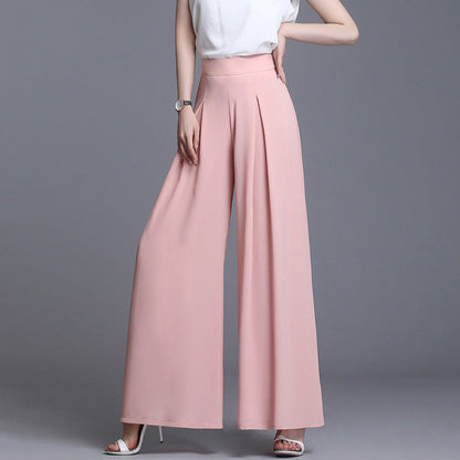 Women’s Loose Slim Culottes | Chiffon Wide-Leg Pants for Casual & Elegant Look Ooho